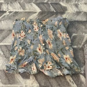 floral print American Eagle tube top